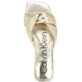 thumbnail image 3 of Calvin Klein Womens MARITA Slip on Square toe Flatform Sandals, 3 of 3