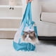 thumbnail image 4 of Transparent Nylon Mesh Cats Bag Portable Pet Bag Foldable Handheld Cats Bag, 4 of 6