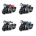thumbnail image 1 of HLONK 4PCS Boy Motorcycle Car Toy  Model Alloy Racing Car Back to the Car Toy, 1 of 4