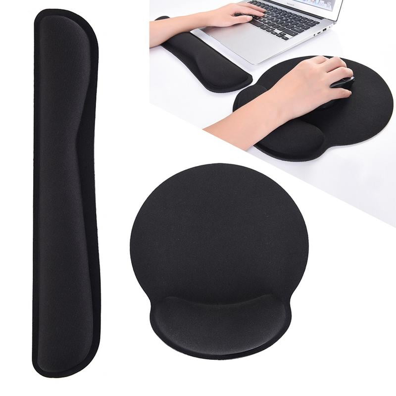 Keyboard Wrist Rest Pad - 2 in 1 Full Mouse Pad Included for Set