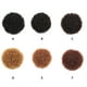 thumbnail image 3 of Moño de pelo sintético Afro Qarigey, extensión de hojaldre rizado, accesorios de estilo americano, peluca Tipo 4 NO4, 3 of 6