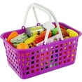 Click n' Play 33 Pc. Kids Pretend Play Grocery Shopping Play Toy Food