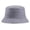 Dark Grey, variant on Unisex Bucket Hat Sun Hat Solid Color Hip Hop Fisherman Cap for Women Men UV protection