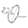thumbnail image 4 of AOOOWER Cat Opening Rings Adjustable Finger Rings Eye Catching Crochet Rings Alloy Material Tension Regulator Tool Gift for Cat, 4 of 17