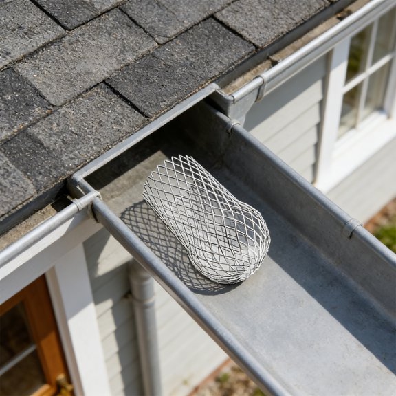 PENIKOKO 4-Pack Metal Mesh Gutter Strainers for Home Use, Tear Resistant, , Practical Gutter Guards