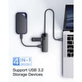 thumbnail image 4 of Hub USB C Inateck HB2025C con 4 puertos USB A de 10 Gbps para PC, 4 of 7