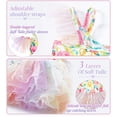 thumbnail image 5 of Aideaone Toddler Girls Ballet Leotard with Tutu Skirt Ruffle Sleeve Dance Costume Ages 3-7, 5 of 7