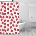 thumbnail image 4 of Sigee Cartoon Strawberry for Waterproof Fabric Shower Curtain 72" W x 72" H for Bathroom Shower Curtain, 4 of 5
