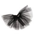 thumbnail image 4 of Vestido de muñeca de 12 pulgadas Sunnimix 2 capas de Gasa con burbujas Negro, 4 of 6
