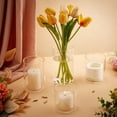 thumbnail image 5 of 4 Styles Cylinder Vases Flower Centerpiece Vases Hurricane Candle Holder Borosilicate Glass Vases, 5 of 6