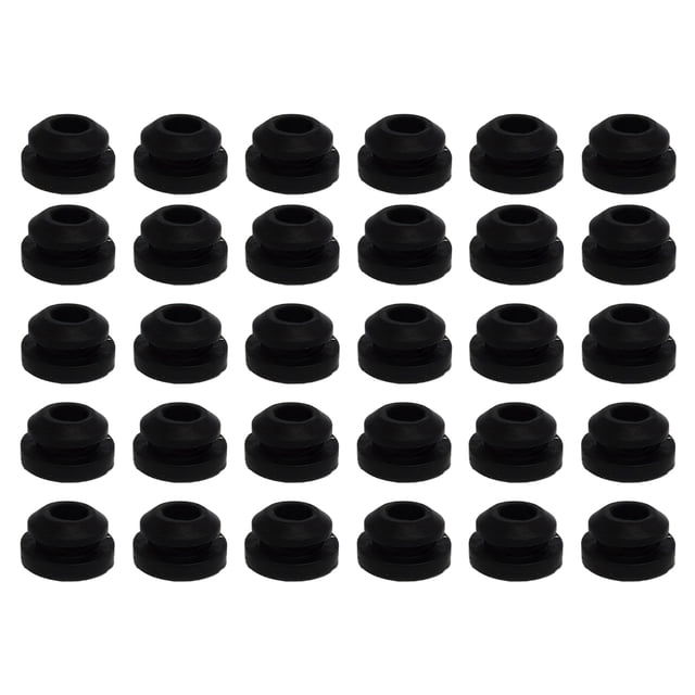 Billuyoard Paquete de pies de goma oxidados para soportes de ollas, duraderos, para reducir el ruido, compatibilidad con ojales de goma, 30 Uds. Accesorios para electrodomésticos