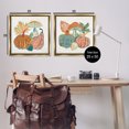 thumbnail image 4 of Stupell Industries Harvest Whimsy Gourd Collection Holiday Painting Gold Floater Framed Canvas Art Print Wall Art, 25 x 25, Set of 2, 4 of 10