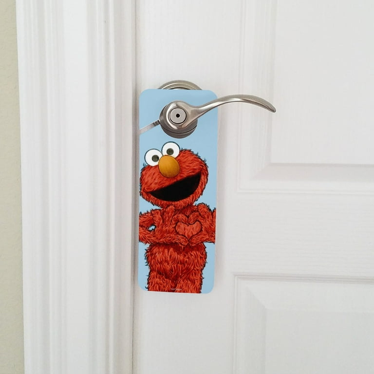 Sesame Street Vintage Elmo Plastic Door Knob Hanger Sign - Walmart.com