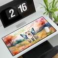thumbnail image 3 of Welcome Spring Fairy Akita in Flower Meadow Desk Mat Full Keyboard Mouse Pad Inu Dog Lover Large Mousepad - 13002, 3 of 5