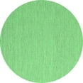 thumbnail image 1 of Ahgly Company Indoor Round Abstract Emerald Green Contemporary Area Rugs, 7' Round, 1 of 4