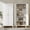 71in-White, variant on LIZEVINC 71.2in Pantry Cabinet, Metal Shapely Doors Cabinet with Doors and Adjustable Shelves, Food Pantry Cabinet for Kitchen,Dinning Room- Assembly Required(White)