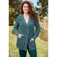 thumbnail image 5 of Woman Within Plus Size Shaker Button-Front Cardigan Sweater, 5 of 6