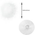thumbnail image 2 of 12 Pieces Faux Fur Pom Pom Balls Fur Fluffy Pompom Ball with Elastic Loop for Hats Shoes Scarves Gloves Scarves Bag Key Chain Charms Accessories, 2 of 7
