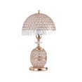 thumbnail image 1 of Lámparas de mesa con pantalla de cristal, preciosas lámparas de mesa de cristal for mesita de noche, candelabros for dormitorio, sala de estar, escritorio, Hotel, 1 of 6