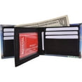 thumbnail image 2 of Men's Genuine Leather Bifold Multi Card ID Center Flap Wallet with Graphics Liberty, 2 of 9