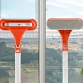 thumbnail image 1 of Tong Mesh Screen 2in1 Window Cleaning Brush Glass Cleaning Wet Dry Double Extendable Mesh, 1 of 5