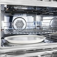 thumbnail image 5 of Forno Oliena Espresso White 24-Inch Built-In Microwave and Convection Oven Combo, 1.6 cu.ft, 1750W Convection, 1000W Microwave, Stainless Steel Interior, Glass Touch Controls, Sensor Cooking, 5 of 7
