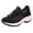 Dark Purple, variant on Womens Sneakers Lace Up Knit Mesh Casual Shoes for Jogging Hiking and Running Size 9