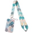 thumbnail image 1 of Green Plants Fresh Leaf ID Card Badge Lanyard Neck Strap for Key ID Card Phone Straps Badge Holder DIY Hanging Rope 9, 1 of 6