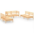 thumbnail image 2 of vidaXL 6 Piece Garden Lounge Set Solid Pinewood, 2 of 11