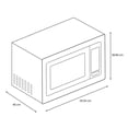 thumbnail image 5 of Horno de microondas 1.1 pies cúbicos (31 L) 120 V Inoxidable io mabe - IO110MDI1, 5 of 5