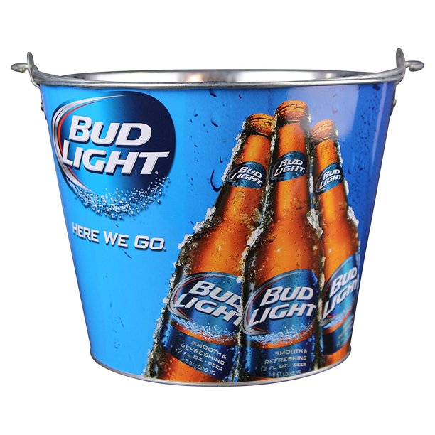 Bud Light "Here We Go" Beer Bucket
