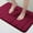 Burgundy, variant on Memory Foam Bath Mat Rug, 35.4" x 24", Ultra Soft and Non-Slip Bathroom Rugs, Water Absorbent and Machine Washable Bath Rug Runner for Bathroom, Shower, and Tub, Teal