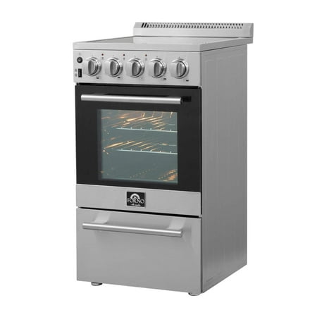 Forno Appliances - Pallerano Alta Qualita 2.05 Cu. Ft. Freestanding Electric Range - Silver