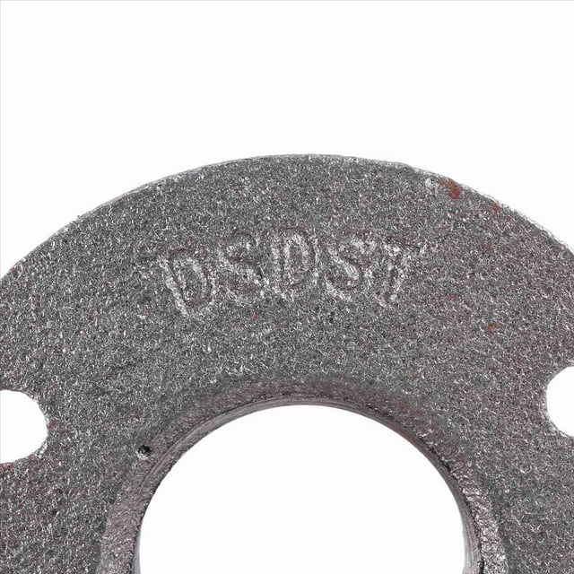 de Tubería de Hierro Fundido Maleable de 1 Pulgada, Bridas de Tubería Industrial para TuberíAs y Accesorios Roscados Negros 5 Pieza