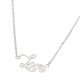 thumbnail image 1 of Colr con colgante "AMOR" Cadena de cvícu Mujer Hombre Joyas Sunnimix Collar de cadena de letra, 1 of 7