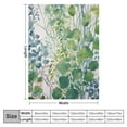 thumbnail image 4 of ARISTURING  Throw Blanket: Velvelty Soft, Durable Accent for Bed or Couch (Watercolor Botanical, 4 of 6
