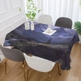 thumbnail image 2 of Yayeee Tablecloths for Rectangular Tables 54 x 72 inch Party Table Cover, Moonlight Mountain, 2 of 6