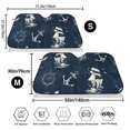 thumbnail image 3 of Balery Vintage Marine Windshield Sun Shade, Car Front Window Sunshade Cover ,Automotive Interior Portected Blocks Uv Rays For Car Pickup Truck Suv Accessories- Medium, 3 of 7