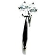 thumbnail image 5 of Solitaire Moissanite Six-Prong Sterling Silver Engagement Ring -  Size 7.5, 5 of 5