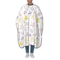 thumbnail image 1 of ZICANCN Hair Cutting Cape for Adults,Nautical Doodle Cape Salon Barber Cape for Hair Stylist Shampoo Capes Waterproof , 55x66 Inch, 1 of 7