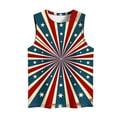 thumbnail image 5 of VerPetridure Womens American Flag Tank Tops Patriotic Shirts for Women 4th of July Tanks Top Loose Fit Summer Ring Tees Top, 5 of 5