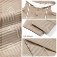 thumbnail image 4 of Ceisia Men Slim Fit Fashion Solid Color Long Sleeve Stand Collar Gift Zipper Casual Daily Party Wear Shirt Top, 4 of 9