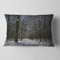 thumbnail image 2 of Designart 12" x 20" Blue Polyester Throw Pillow, 2 of 5