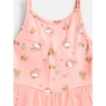 thumbnail image 6 of Hello Kitty Girls Sleeveless Allover Print Tulle Romper, Sizes 4-12, 6 of 7