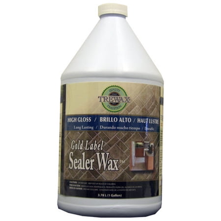 Trewax Professional Gold Label Sealer Wax Gloss Finish, 1 Gallon