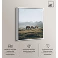 thumbnail image 2 of Misty Pasture Canvas Print Farmhouse Art by Art Remedy, White Frame, 20 x 24, 2 of 6