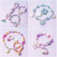 thumbnail image 2 of Diy Beads Jewelry Making Kits With Mermaid Starfish Shell For Kids Girls -ao, 2 of 5