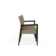 thumbnail image 3 of Pemberly Row Waiting Reception 3 Seat Tandem Seating No Center Arms in Brown, 3 of 5