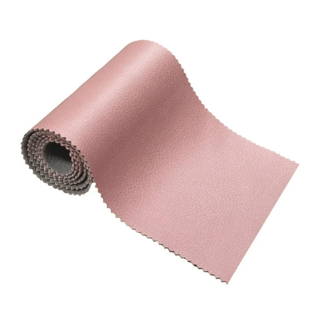 Teclado de piano antipolvo, tapa de teclas, cuero PU, universal, para piano eléctrico rosa