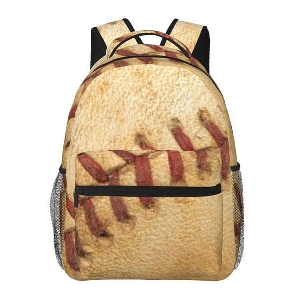 Fotbe Vintage Baseball Mochila Casual con Estampado para Escuela, Viajes y Actividades al Aire Libre - Duradera, Ligera y Cómoda